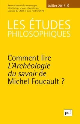 Revue Les études philosophiques n.2015