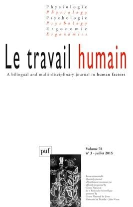 REVUE LE TRAVAIL HUMAIN n.78