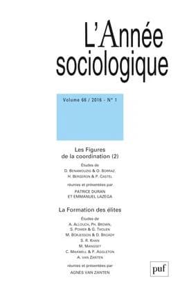 Revue L'Année sociologique n.66