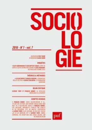 REVUE SOCIOLOGIE n.2016
