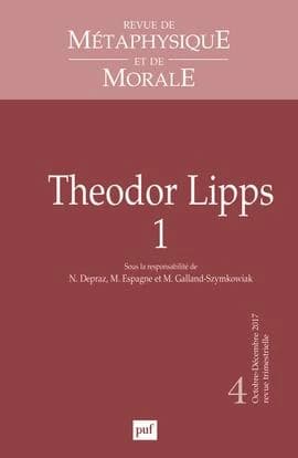 Revue de métaphysique et de morale : Theodor Lipps, part. 1