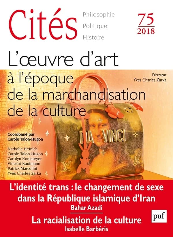 REVUE CITES n.75 : l'art à l'époque de l'industrie cultuelle (édition 2018)