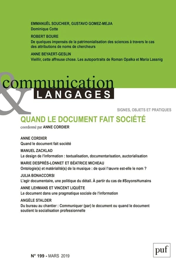 Quand le document fait société (édition 2019)