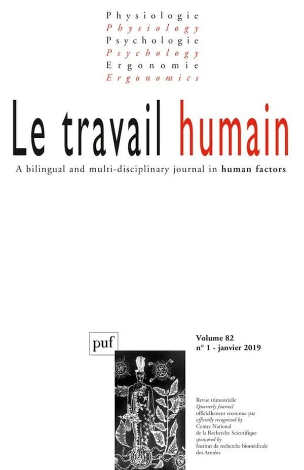 REVUE LE TRAVAIL HUMAIN n.82 (édition 2019)
