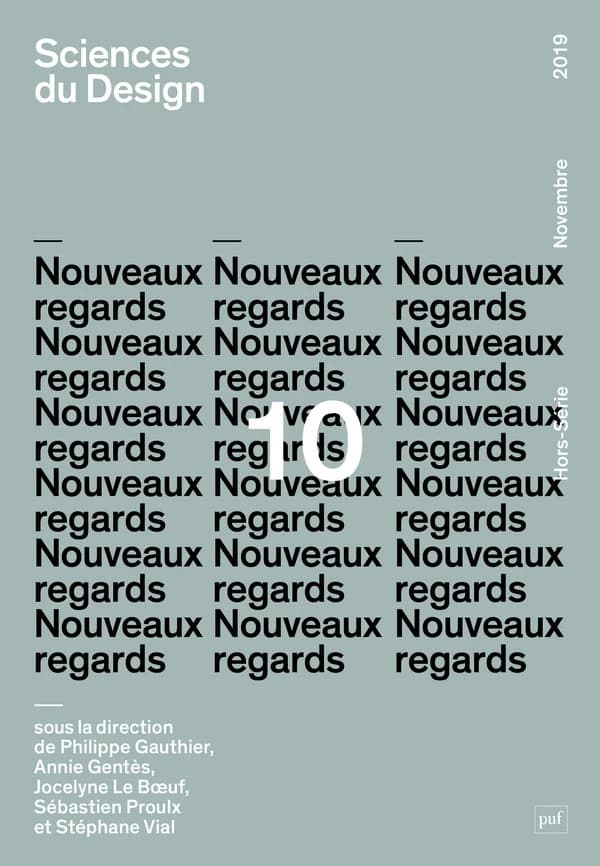 SCIENCES DU DESIGN Tome 10 : nouveaux regards
