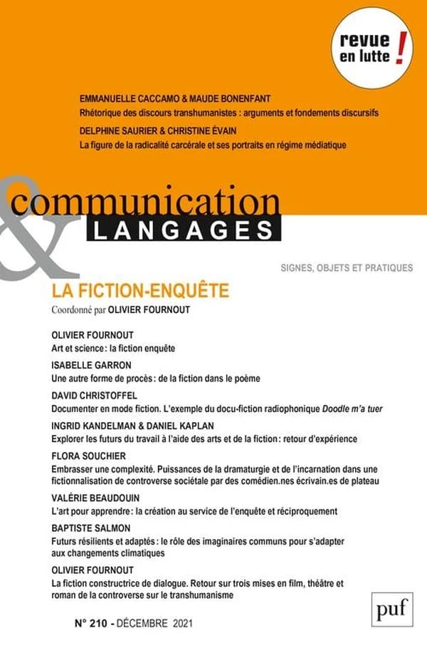 La fiction-enquête (édition 2021)