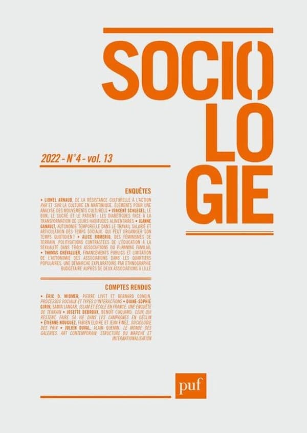 REVUE SOCIOLOGIE n.4 (édition 2022)