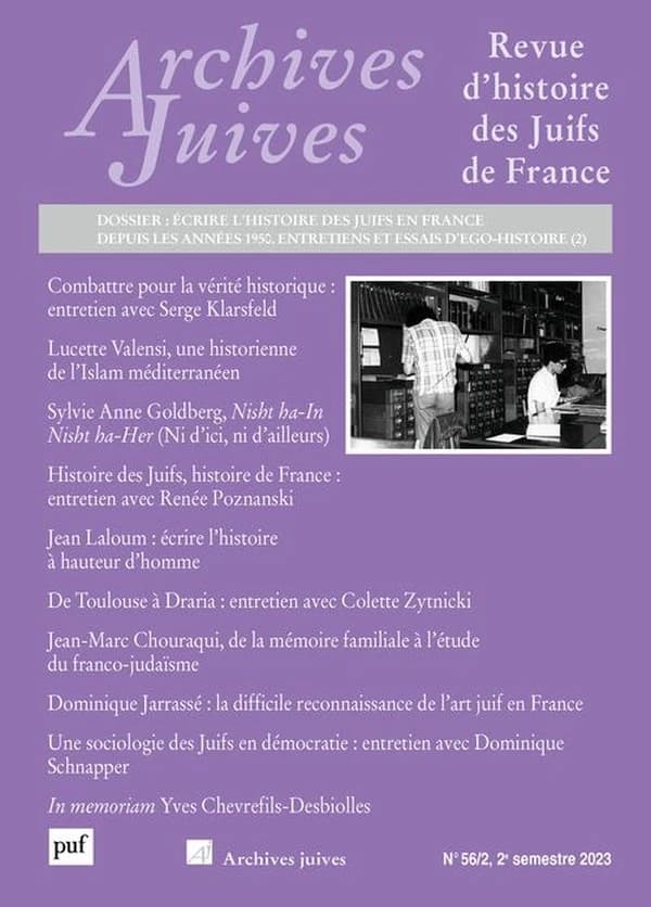 Archives juives n  56-2 (2e semestre 2023)