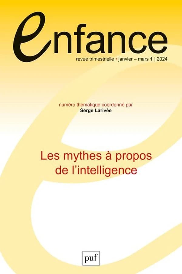Revue enfance n.76 : Les mythes à propos de l'intelligence