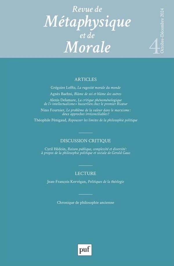 Revue de métaphysique et de morale