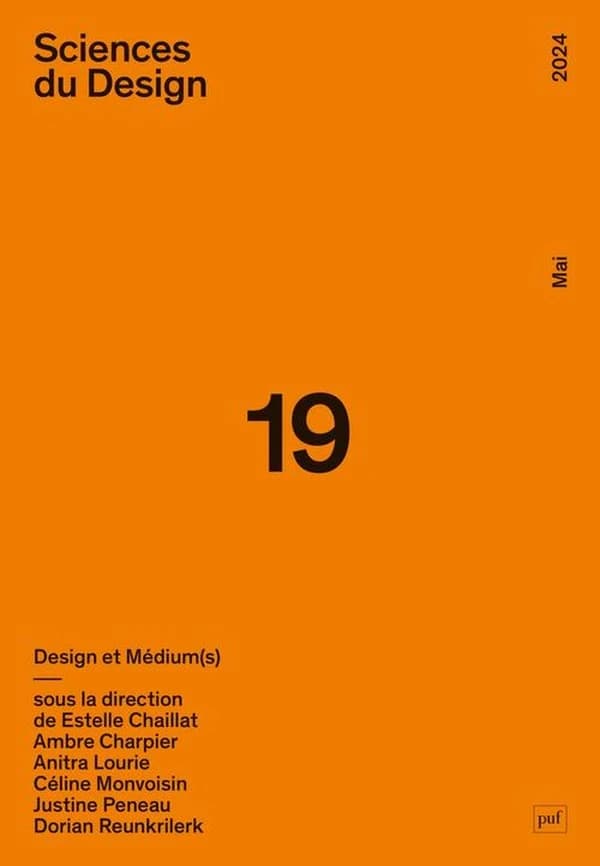 Sciences du design Tome 19