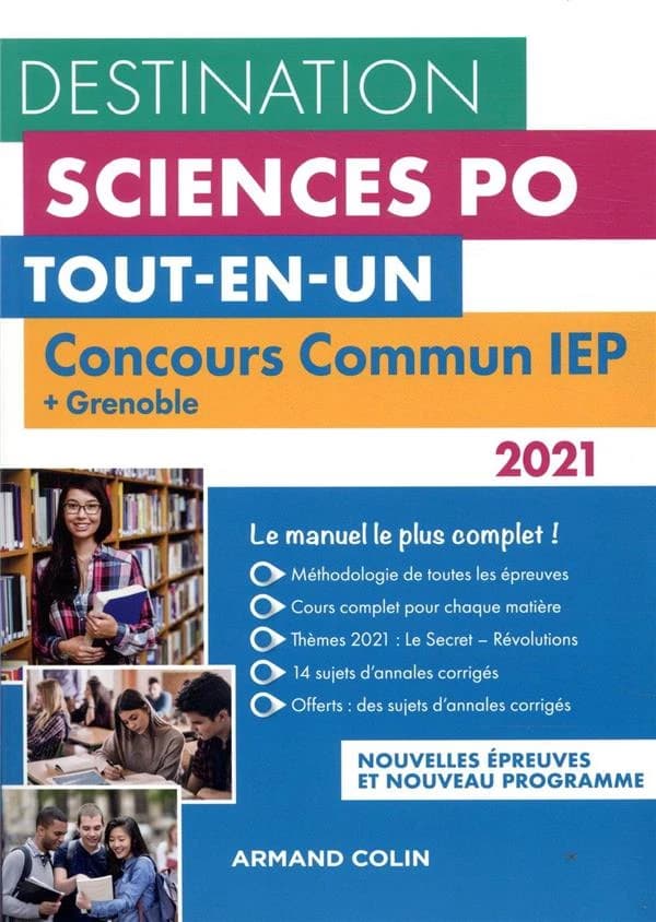 Tout-en-un : concours commun IEP + Grenoble ([Éd.] 2021) Dimitri Delarue, Sophie Gallix, Laurent Gayard... [et al.]