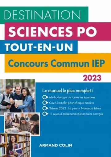 Tout-en-un : concours commun IEP ([Éd.] 2023) Dimitri Delarue, Sophie Gallix, Laurent Gayard... [et al.]