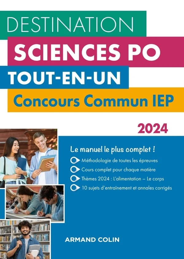 Tout-en-un : concours commun IEP ([Éd.] 2024) Dimitri Delarue, Sophie Gallix, Laurent Gayard... [et al.]