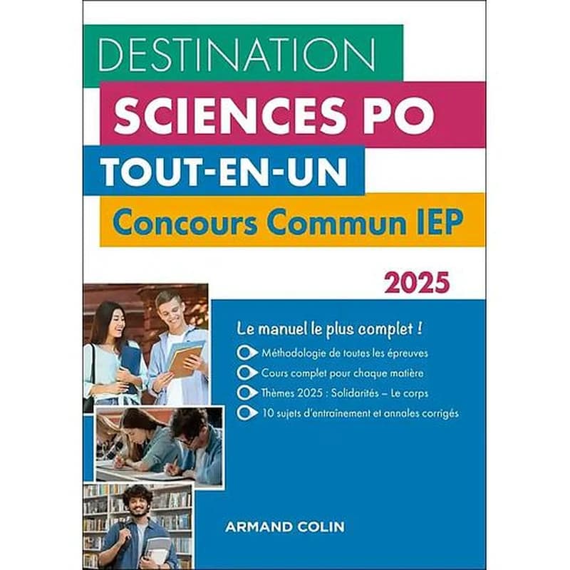 Tout-en-un : concours commun IEP ([Éd.] 2025) Dimitri Delarue, Sophie Gallix, Laurent Gayard... [et al.]