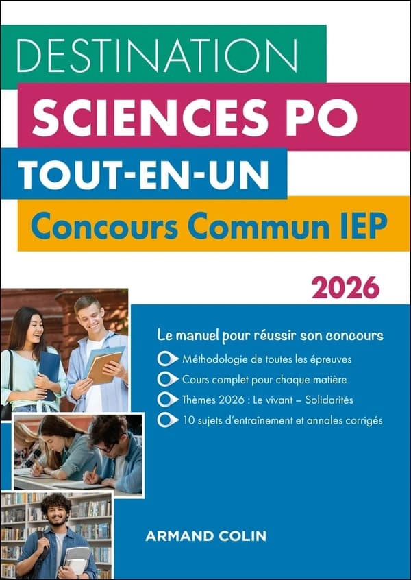 Tout-en-un : concours commun IEP ([Éd.] 2026) Dimitri Delarue, Sophie Gallix, Laurent Gayard... [et al.]