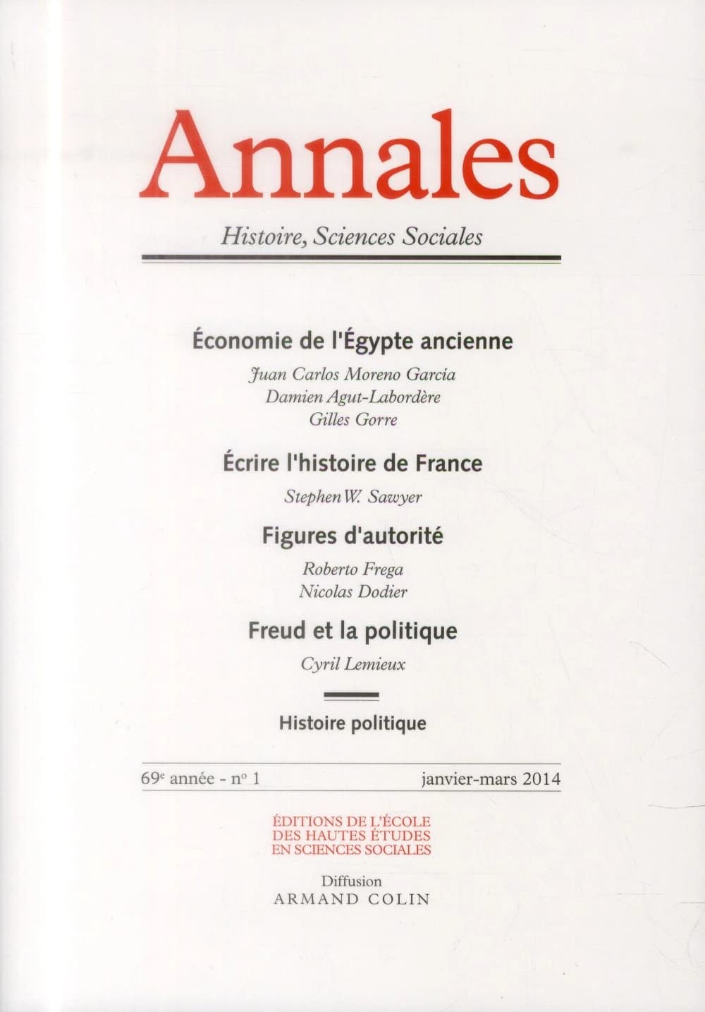 ANNALES : Janvier-Mars 2014