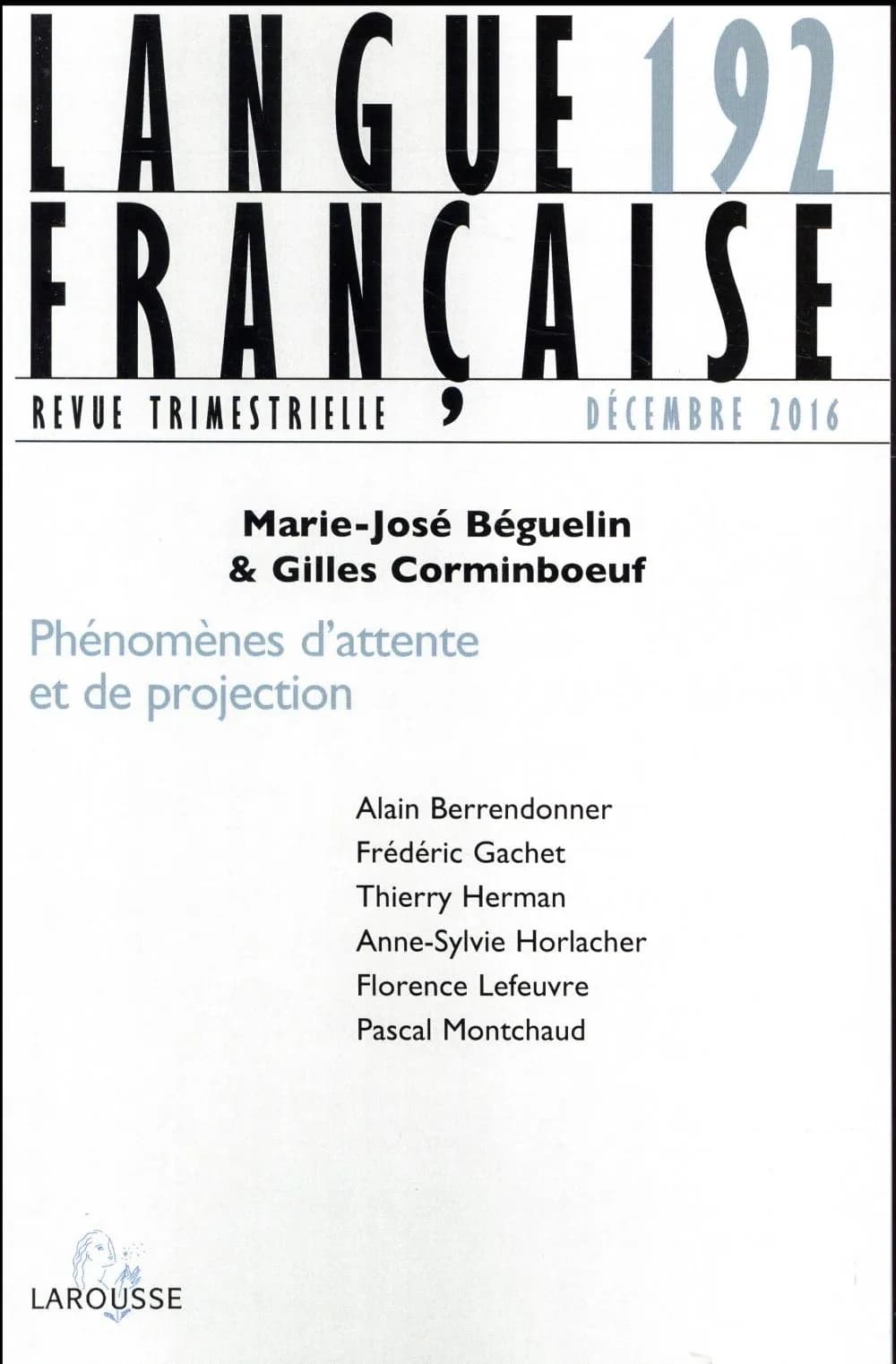 Langue française n.192 : 4