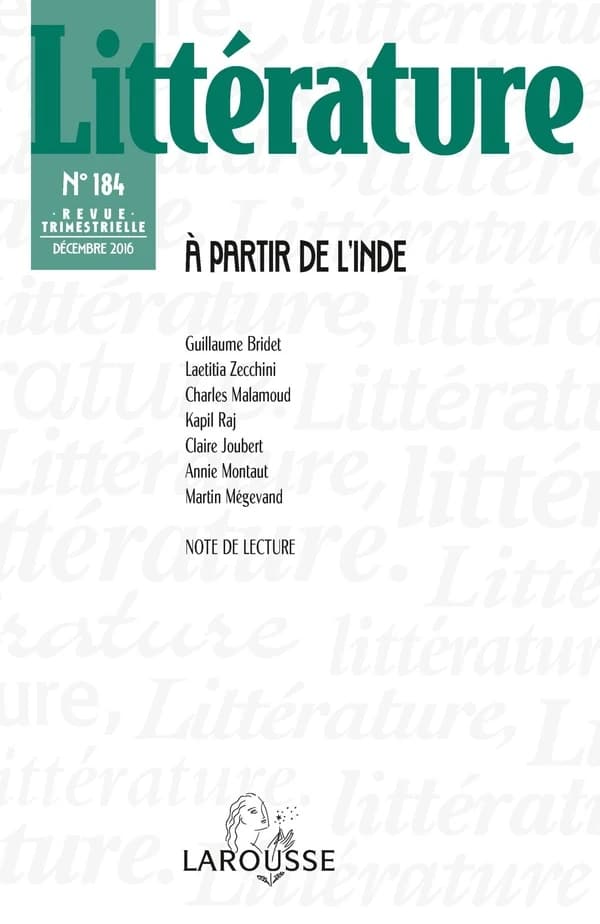 Littérature n.184 : 4