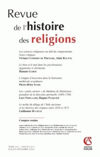 Revue de l'histoire des religions : 3