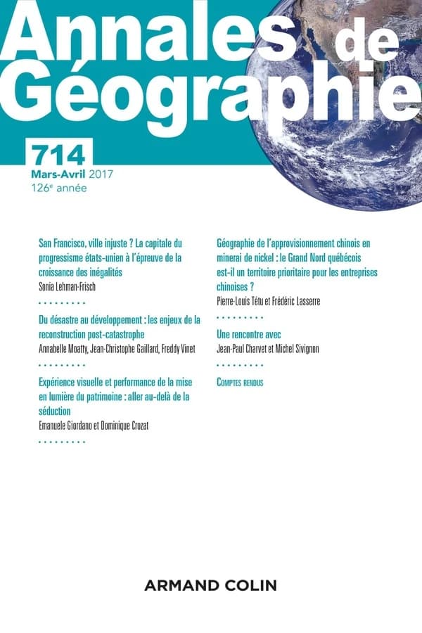 Revue Annales de géographie n.714