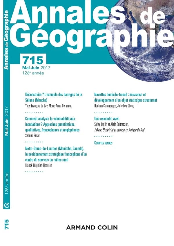 Revue Annales de géographie n.715 : 3