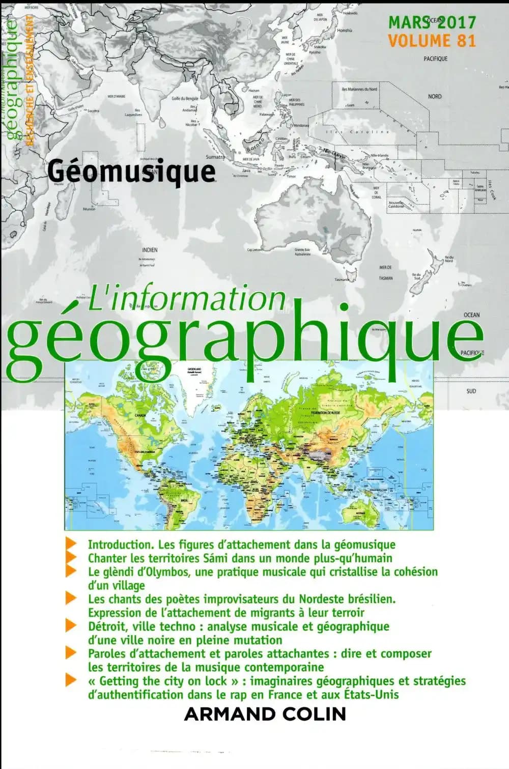 L'information géographique : 1