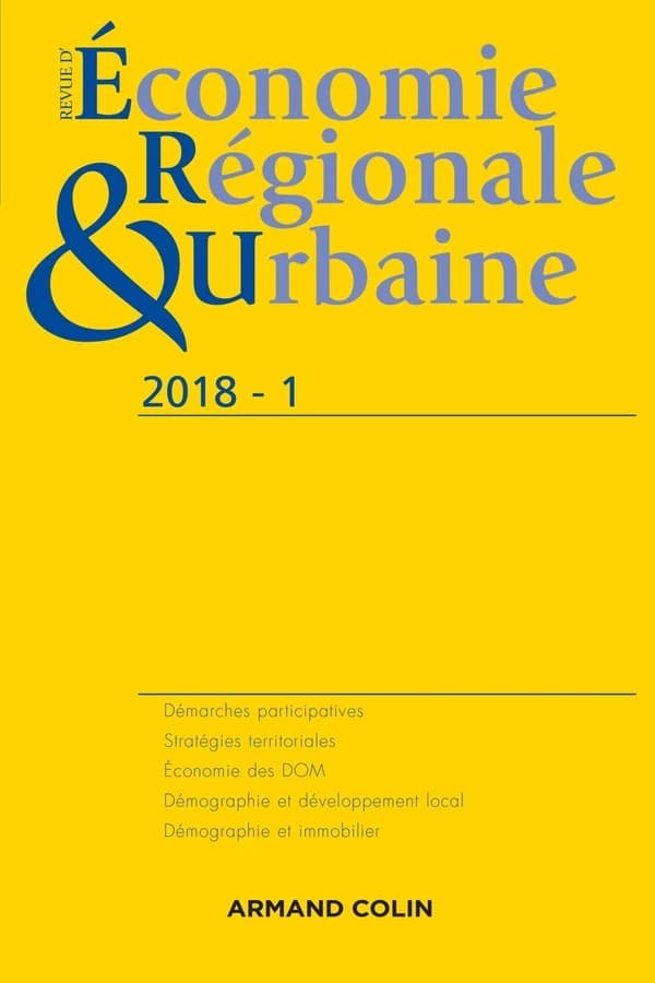 Revue d'économie régionale et urbaine n.1 (édition 2018)