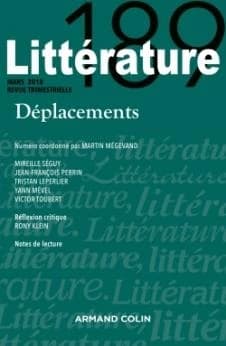 Littérature n.189 : mars 2018 ; déplacements