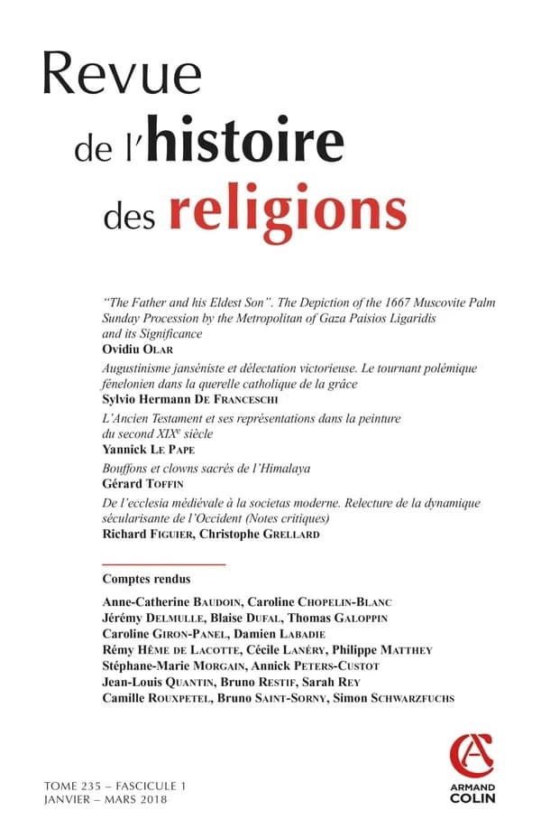 Revue de l'histoire des religions : 1