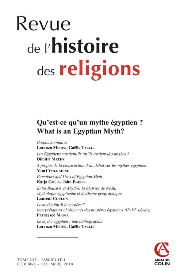Revue de l'histoire des religions n.4
