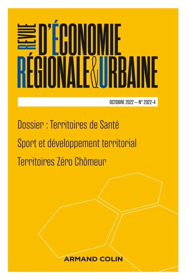 Revue d'économie régionale et urbaine n.2022