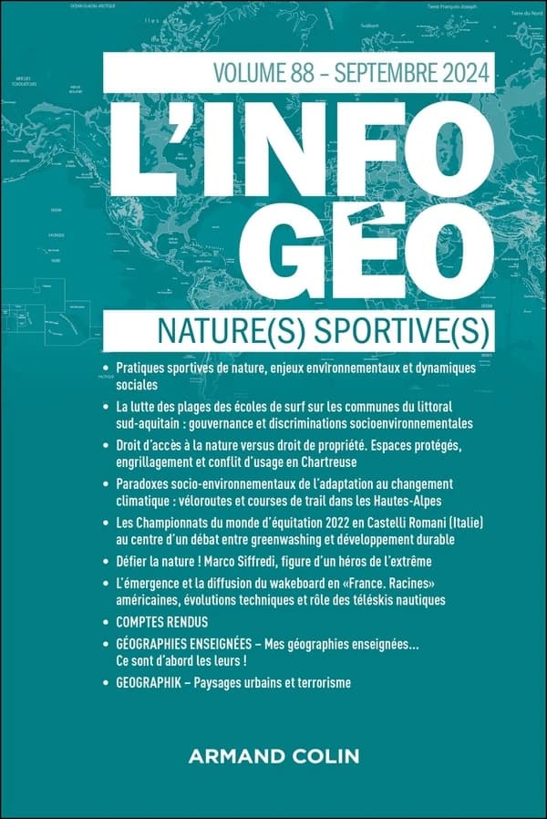 L'information géographique n.88 : Nature(s) sportive(s)