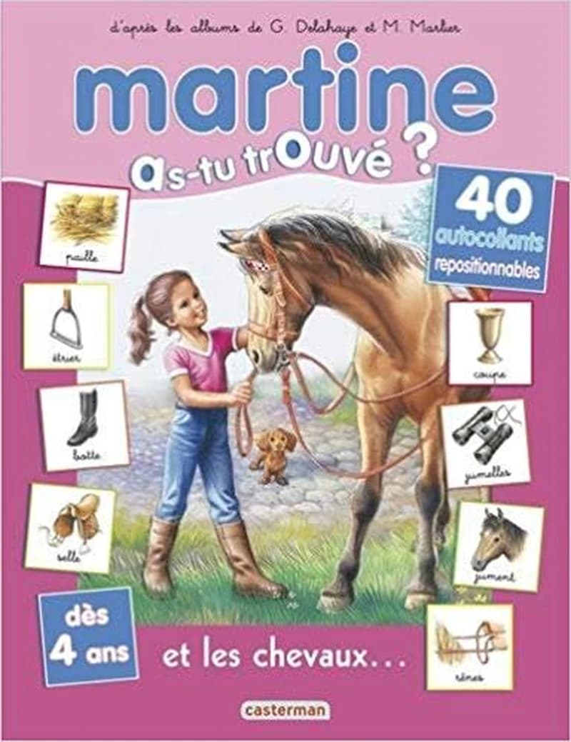Martine, as-tu trouvé ?, Tome 18 : Martine et les chevaux