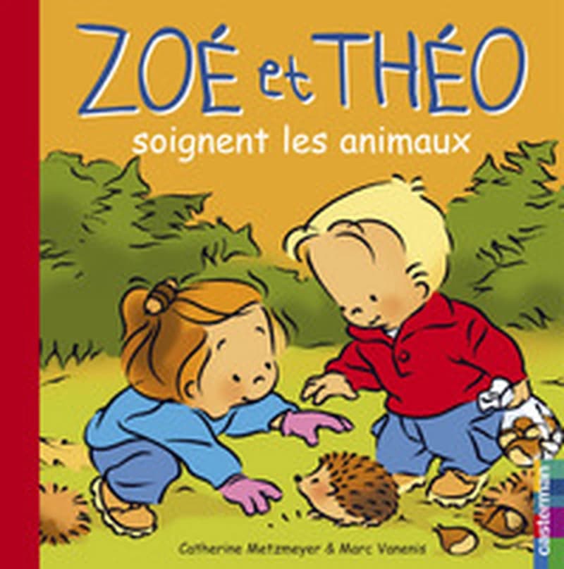 Zoé et Théo soignent les animaux