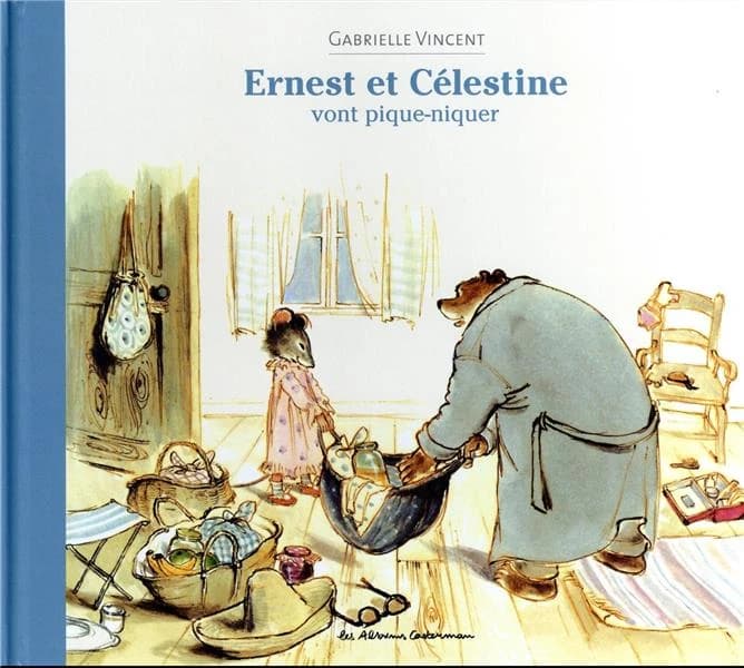 Ernest et Célestine - Ernest et Célestine vont pique-niquer : les albums de la serie animee- album relie - ne2023