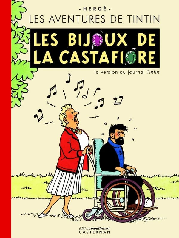 Les bijoux de la Castafiore : la version du journal Tintin