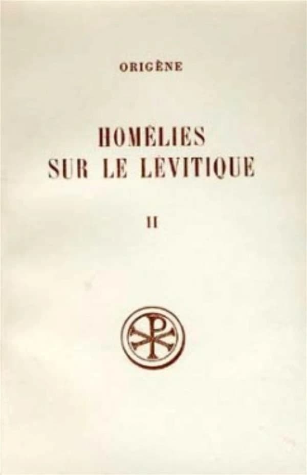 Homélies sur le Lévitique