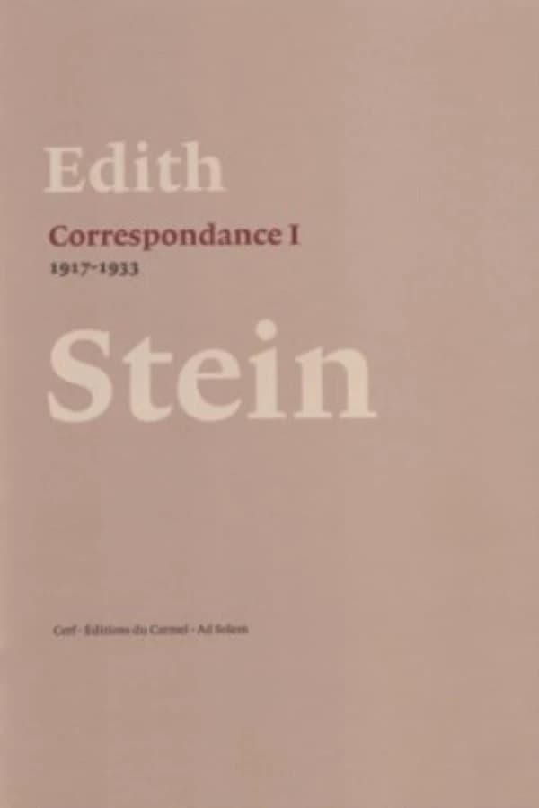 Correspondance. I, 1917-1933