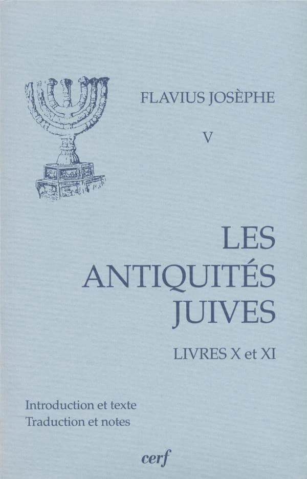 Les antiquités juives Volume V