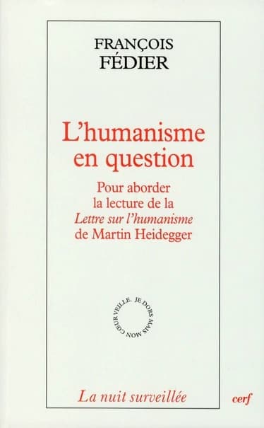 L'humanisme en question : pour aborder la lecture de la "Lettre sur l'humanisme" de Martin Heidegger