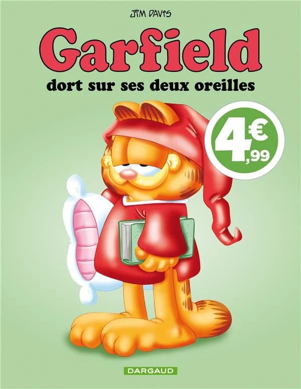 Garfield t.18 ; Garfield dort sur ses deux oreilles
