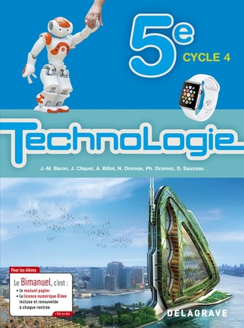 Technologie : 5e, cycle 4