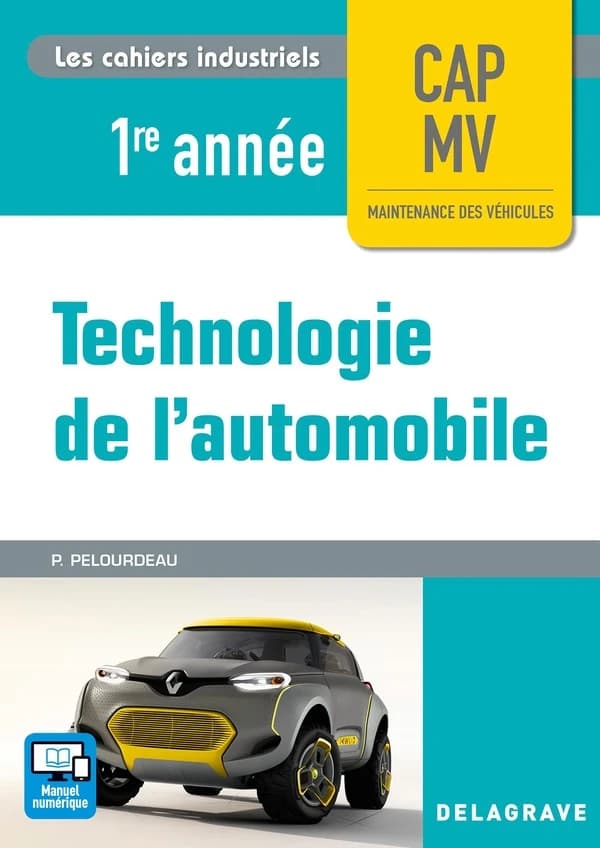 Technologie de l'automobile ; CAP MV ; maintenance des véhicules ; 1re année ; pochette élève (édition 2017)