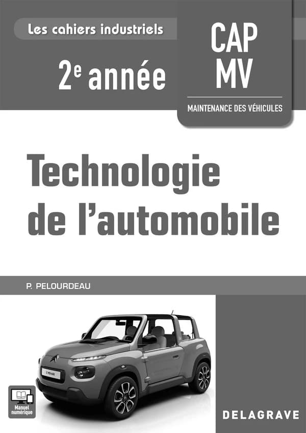 Technologie de l'automobile ; CAP 2e année ; maintenance de véhicules ; livre du professeur (édition 2018)