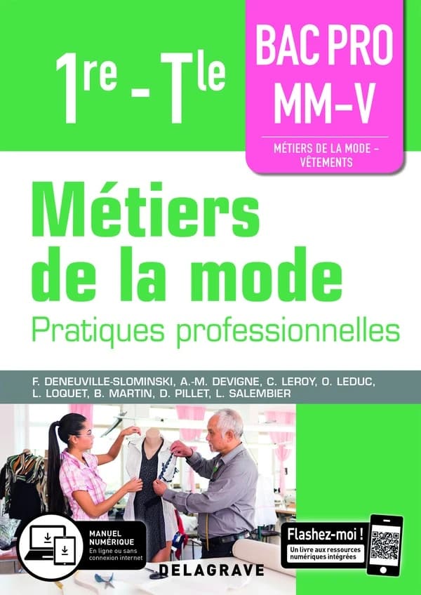 Métiers de la mode ; bac pro MM-V ; 1re, terminale ; pochette de l'élève (édition 2019)