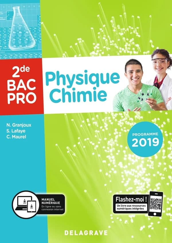 Physique-chimie ; 2de bac pro ; pochette de l'élève (édition 2019)