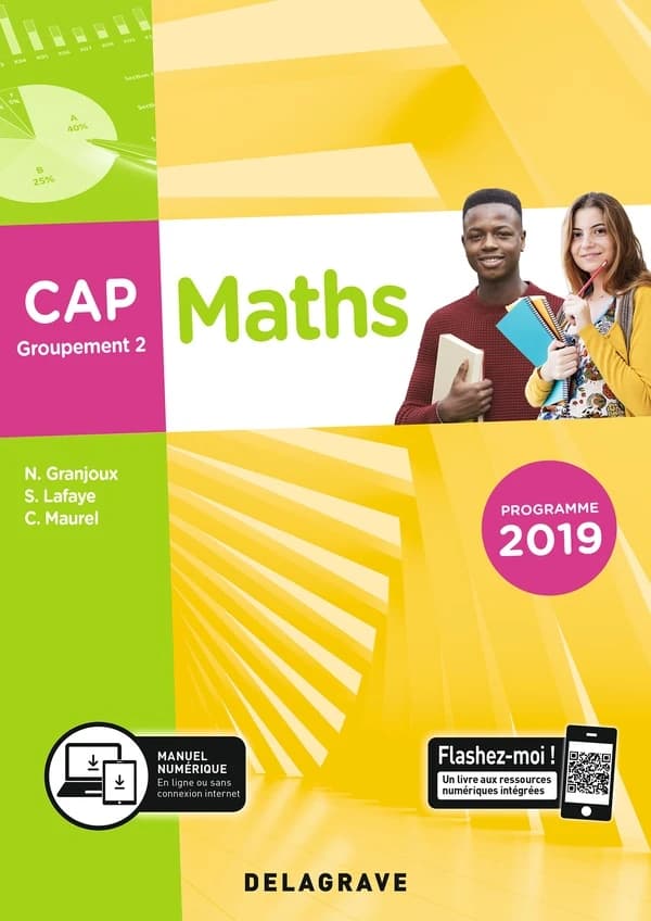 Maths ; CAP, groupement 2 ; pochette élève (édition 2019)
