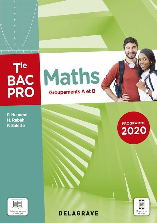Maths ; groupements A et B ; terminale bac pro ; pochette élève (édition 2021)