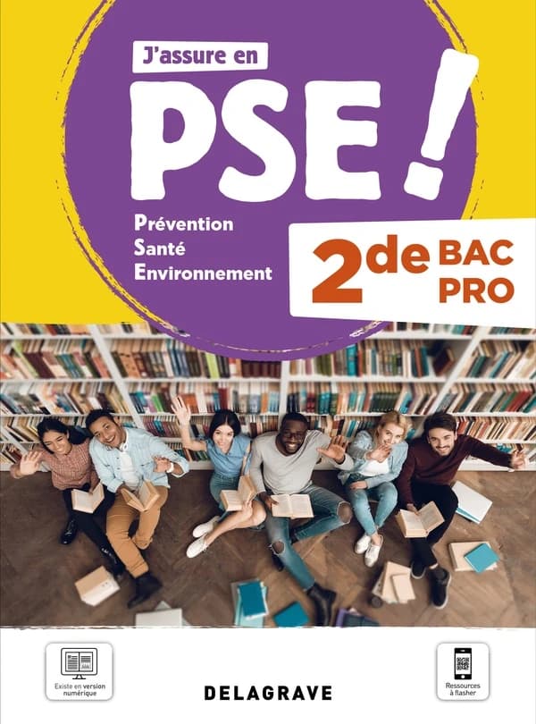 Prévention santé environnement (PSE) : 2de Bac Pro ; pochette élève (édition 2021)
